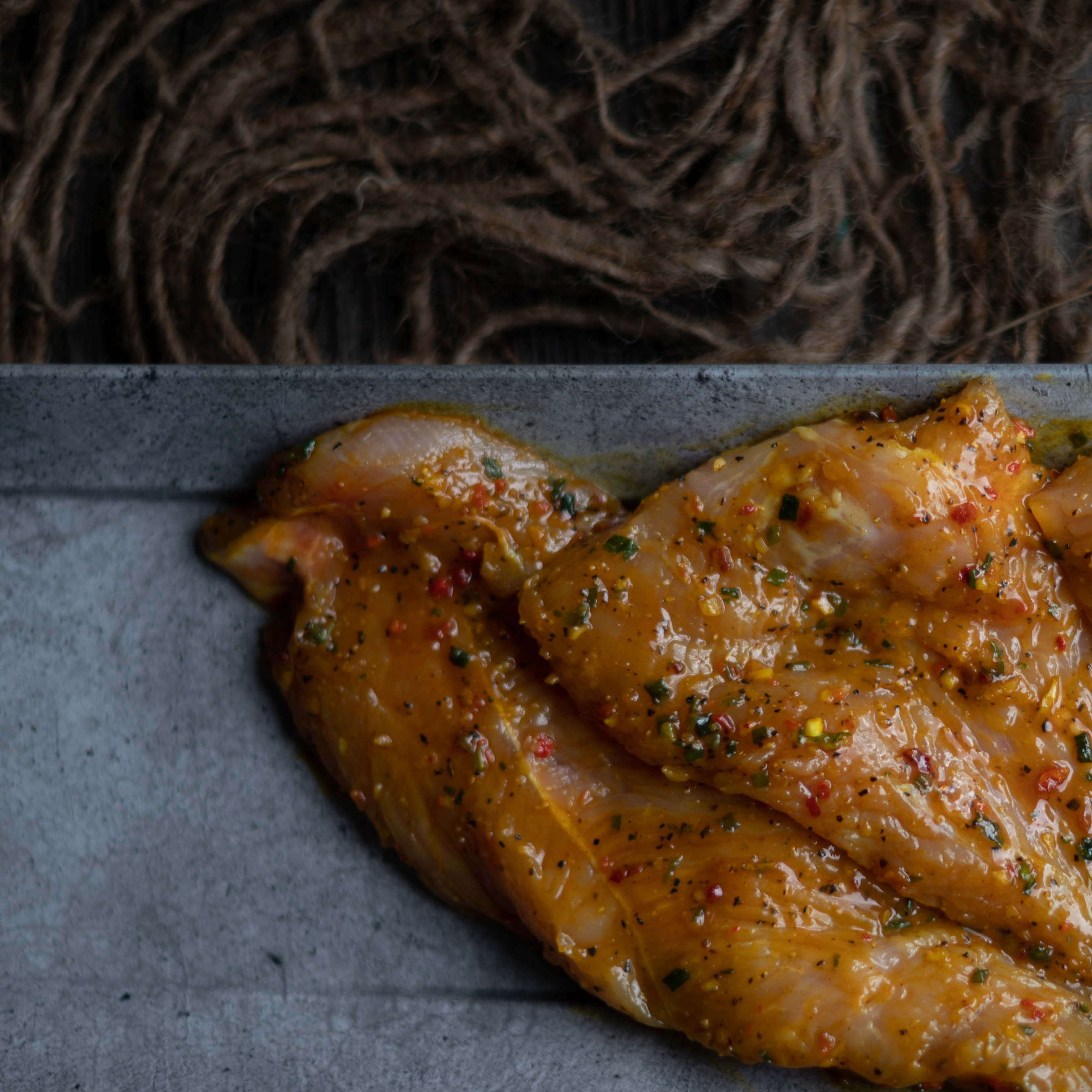 Gemarineerde kalkoenfilet